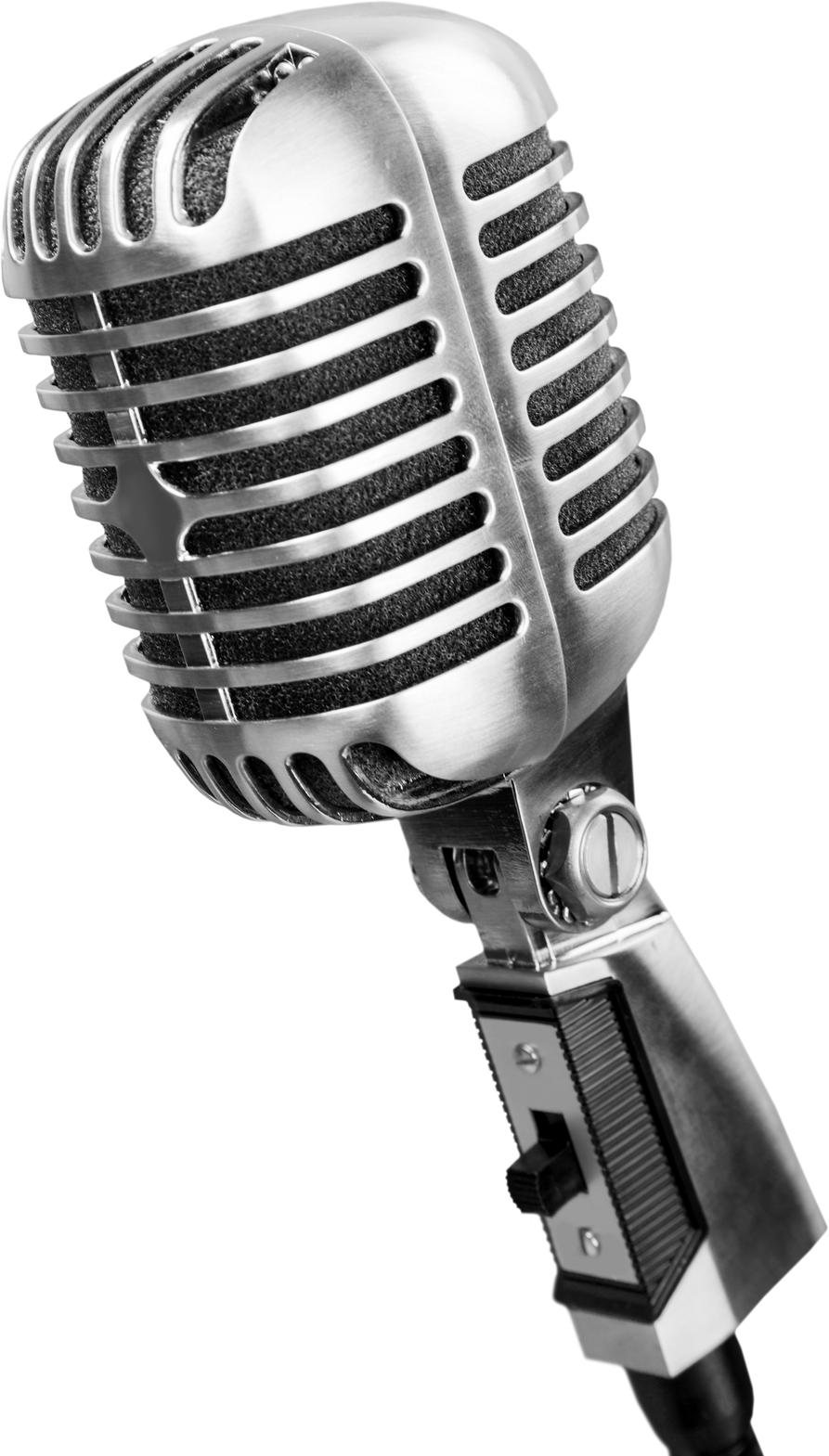Transparent Image of a Microphone
